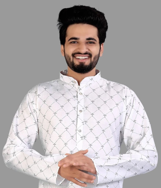 Printed Cotton Kurta