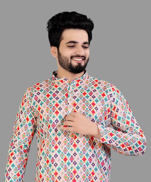 Printed Cotton Kurta