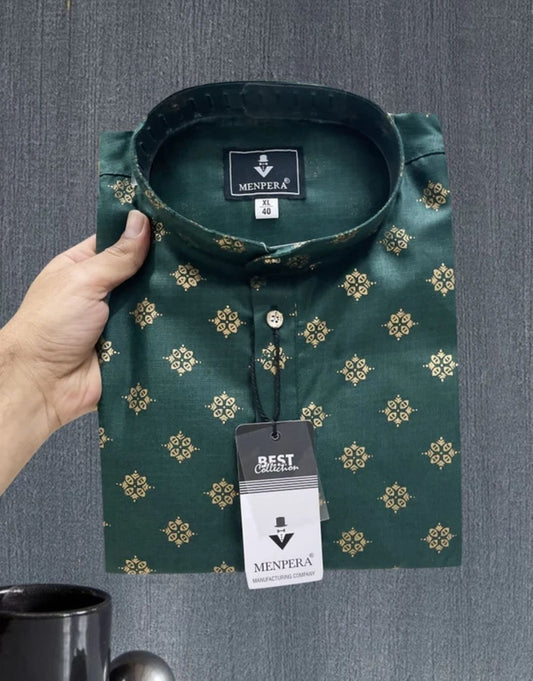 Printed Cotton Kurta
