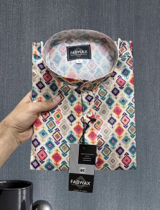 Printed Cotton Kurta
